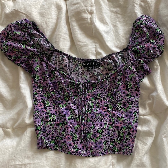 Motel Rocks floral top - Picture 1 of 1